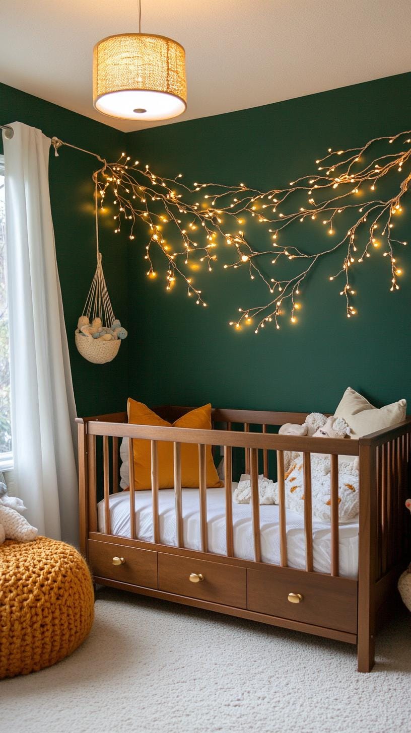 21 Enchanted Forest Nurily ideas for magical mood 27 9. Enchanting emerald forest with emerald green and jewel tones-1