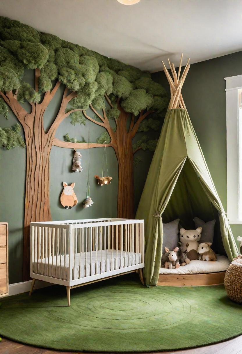 61 Dreamy Nursery Room Inspirations: From Cozy Corners to Whimsical Themes 3 1. Enchanting Nursery Room Ideas-0