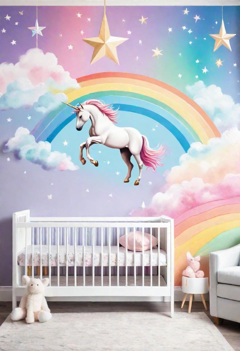 33 Enchanting Girl Nursery Ideas: Chic Decor for Her First Room 46 33. Enchanting Unicorn Nursery Inspiration-1