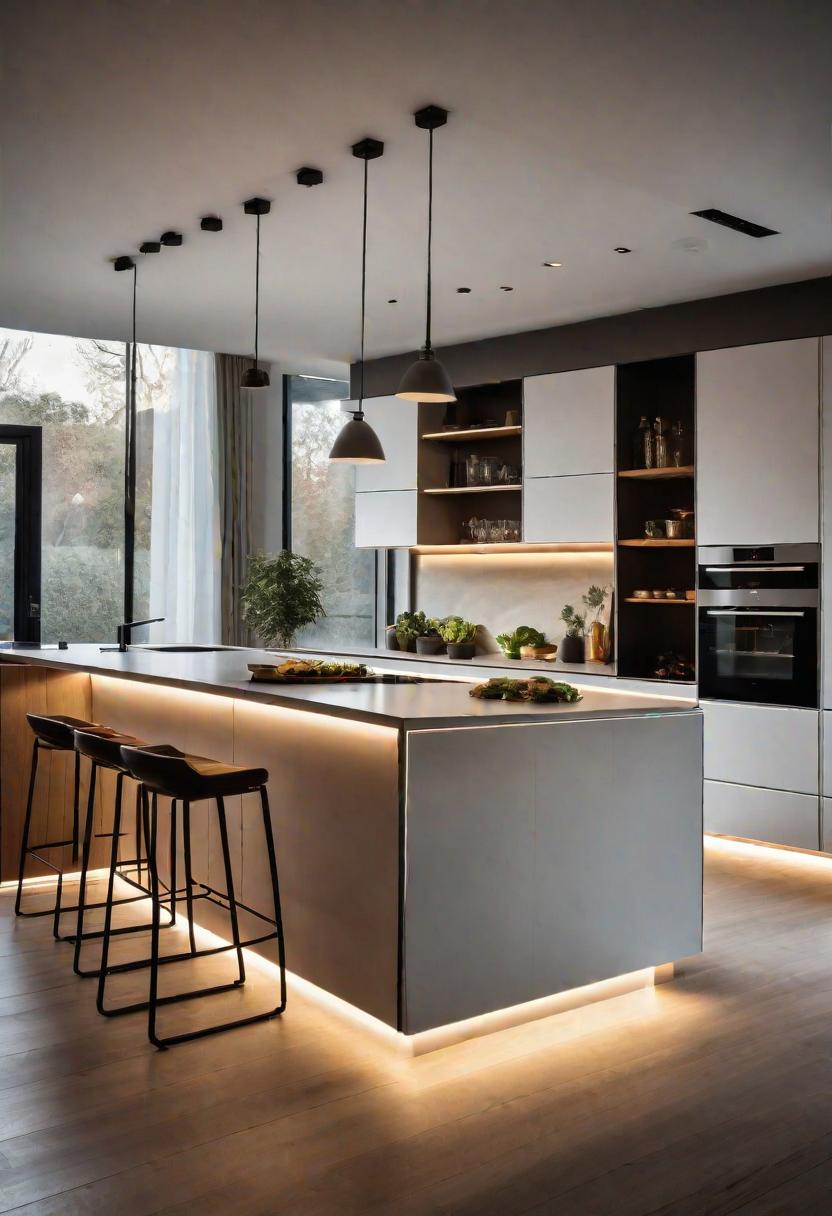 39 Cutting-Edge Modern Kitchen Design Ideas: Contemporary Style 16 12. Enhancing Kitchen With Integrated Lighting-0