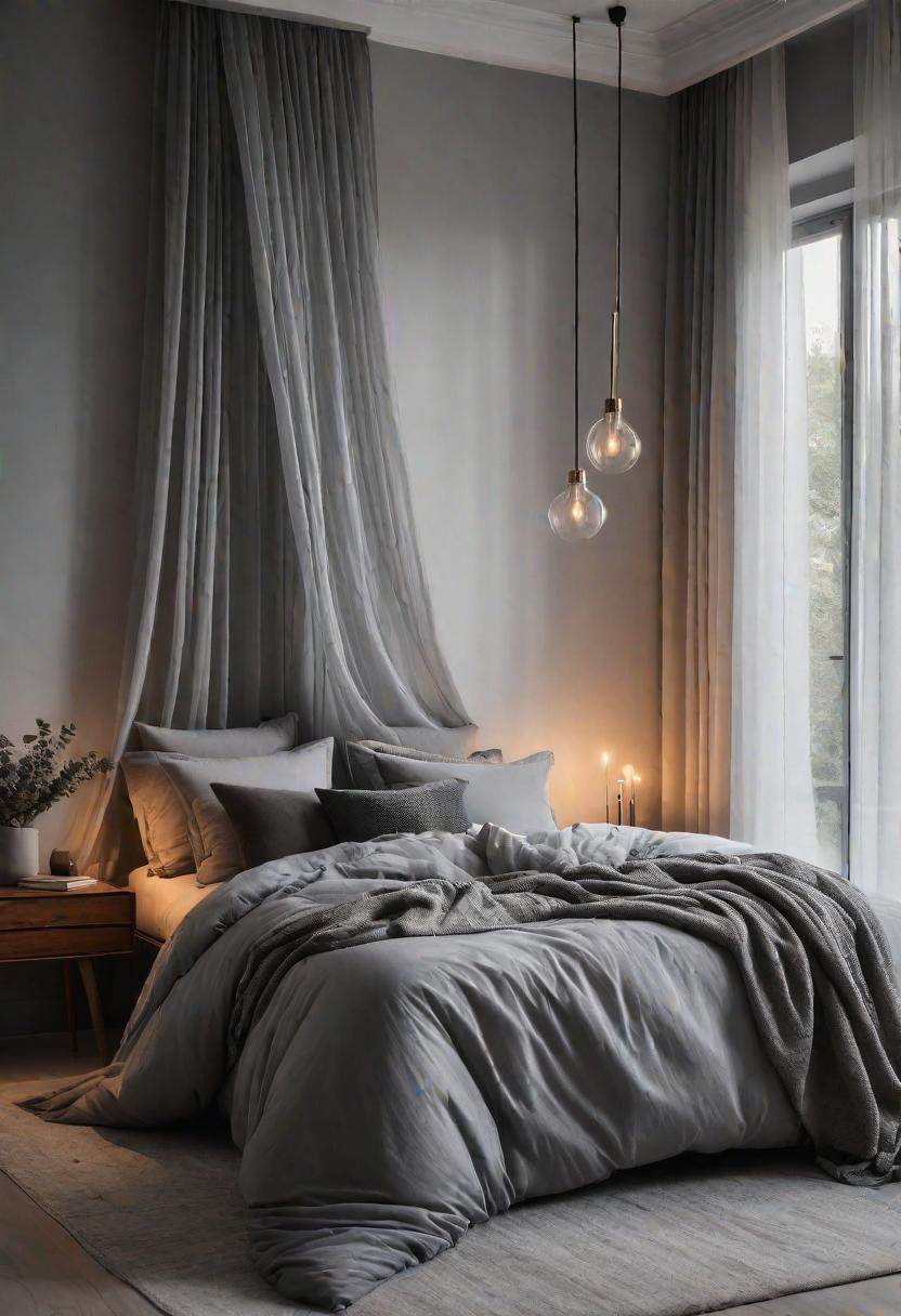 47 Stunning Grey Bedroom Ideas for An Elegant Bedroom Design 43 41. Ethereal Grey Bedroom Inspiration-0