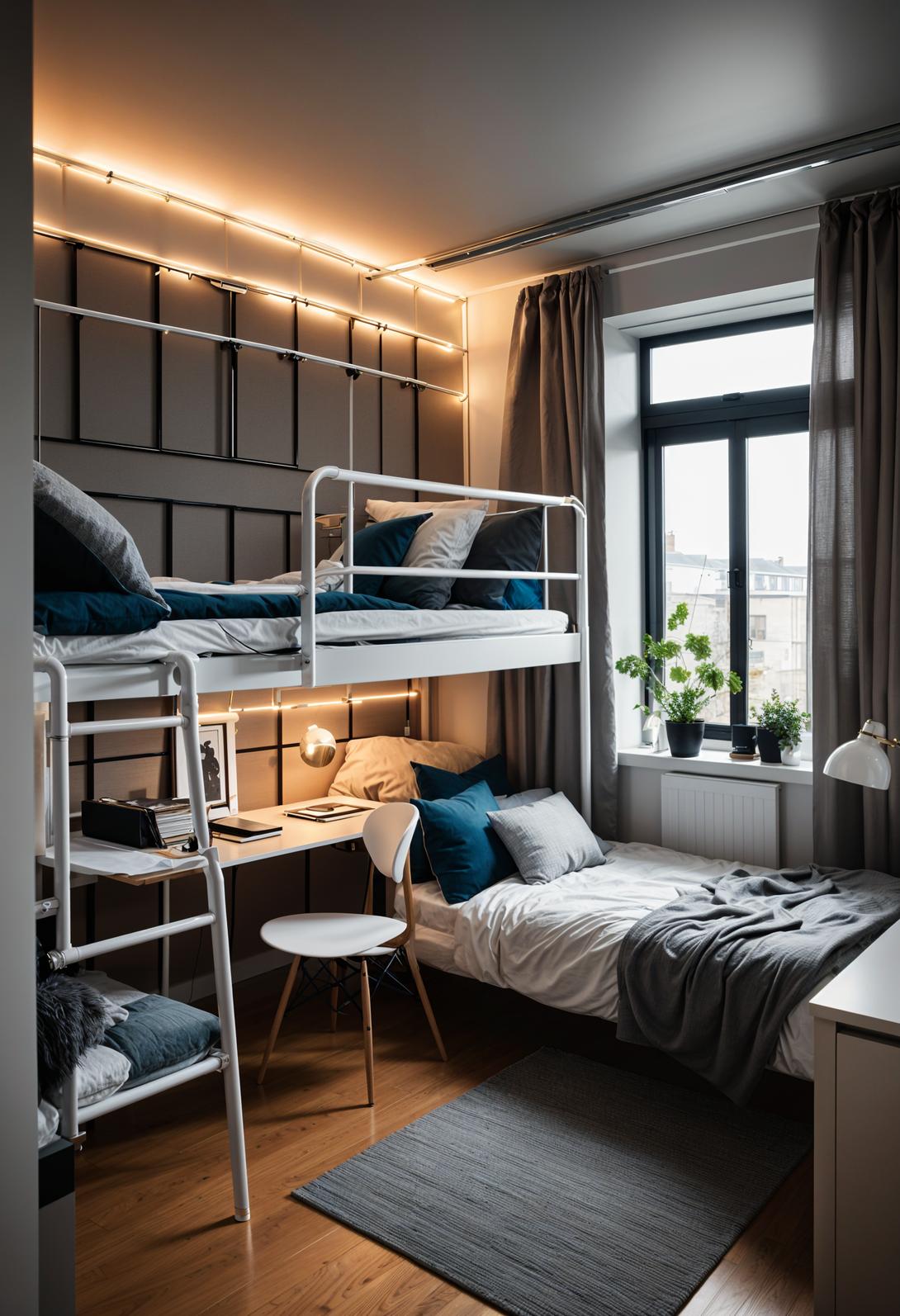 19 trendy college dormitory ideas (new) 43 16. Fabric-PVC room divider DIY-1