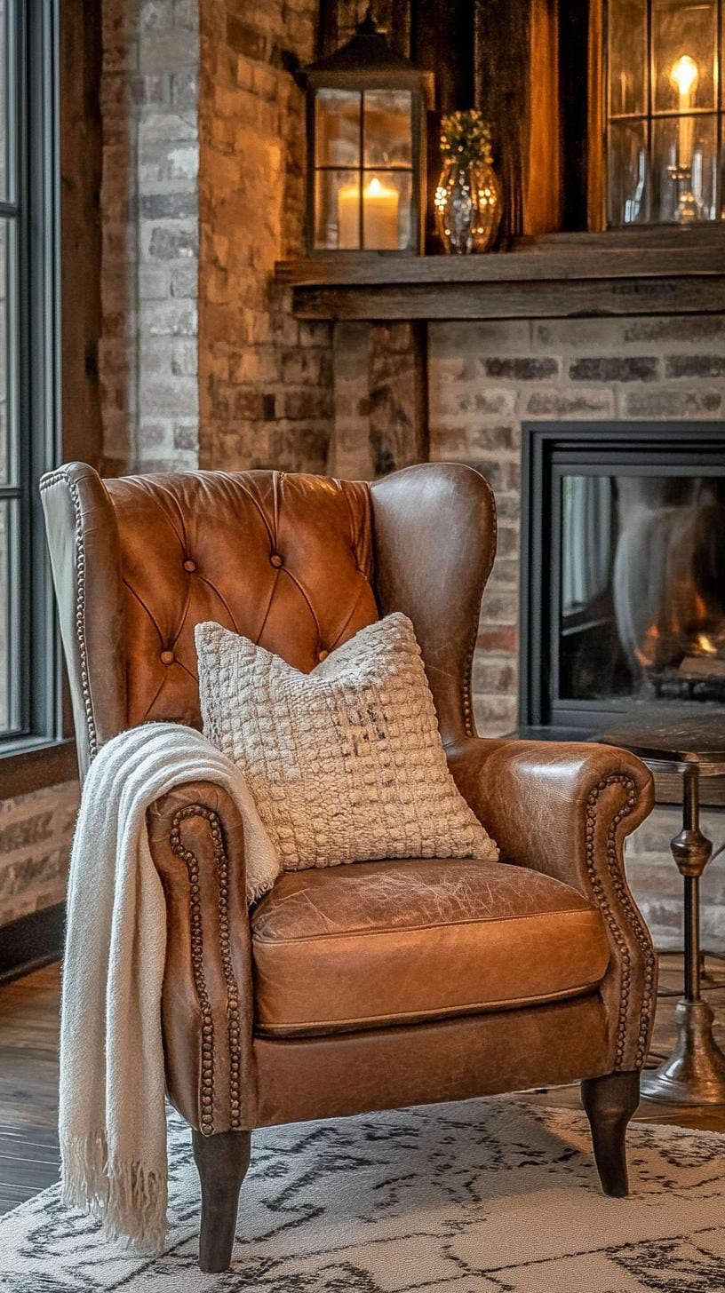 19 cozy moody farmhouse living room ideas, the woW 22 7. Farmhouse Reading Nook Styling-0