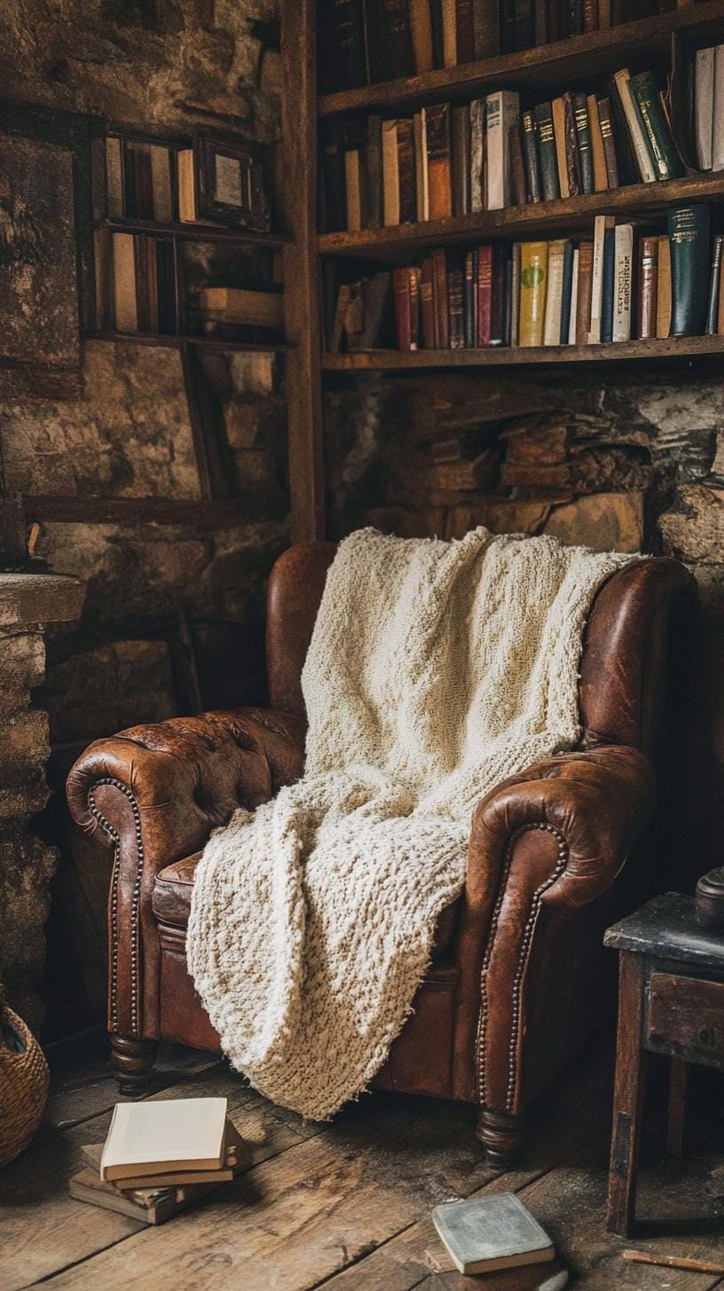 19 cozy atmospheric farmhouse living room ideas, the woW 23 7. Farmhouse Reading Nook Styling-1