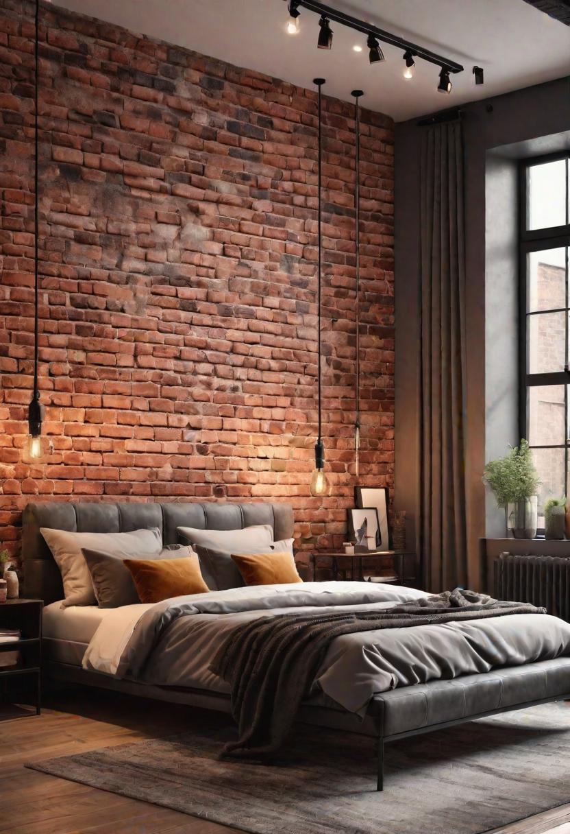 35 Stunning Bedroom Accent Walls for a Cozy Makeover 44 22. Faux Brick Accent Wall Tutorial-0