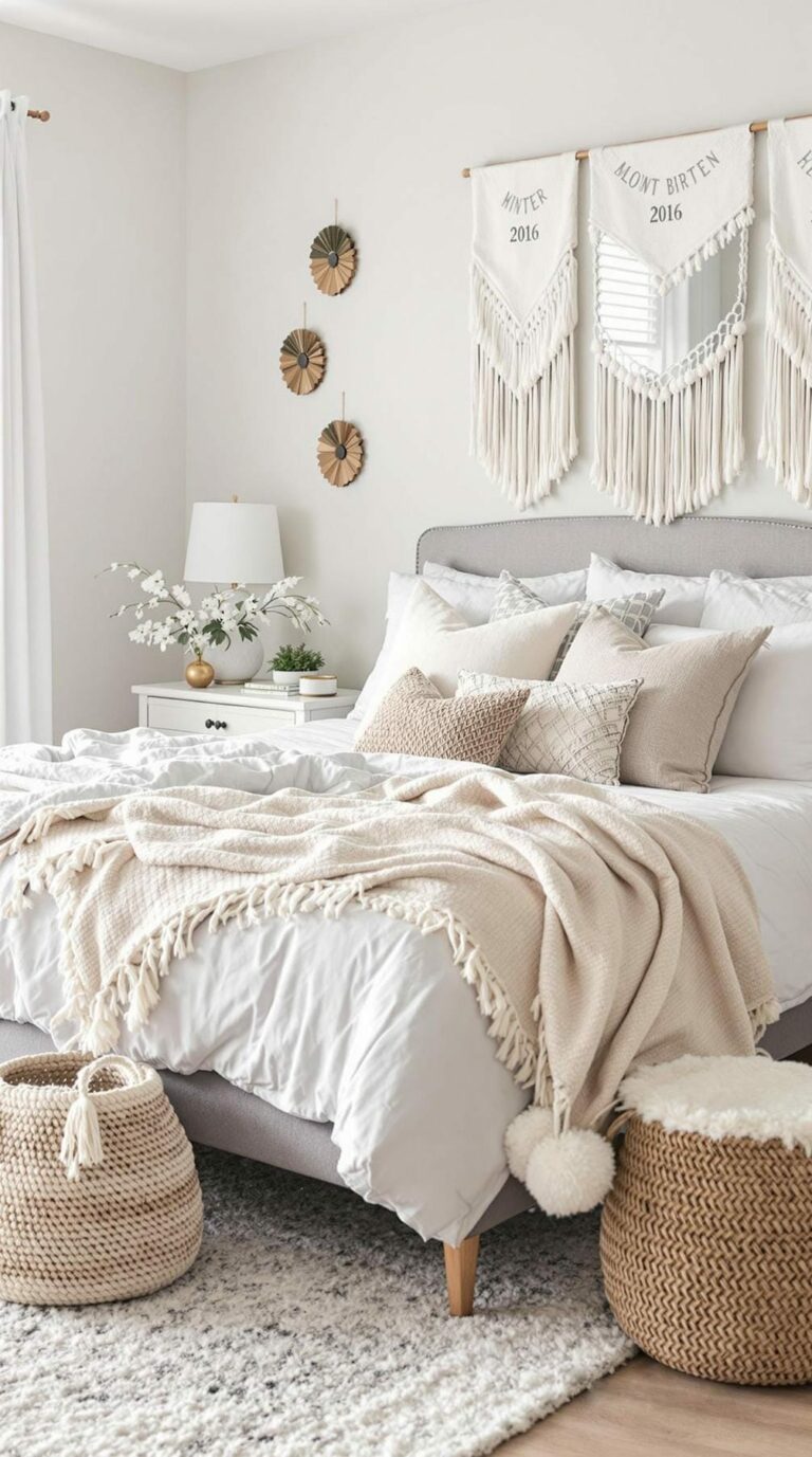 23 Modern Boho Bedroom Ideas You’ll Love Instantly