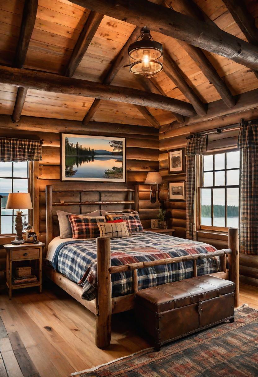27 Awesome Teen Boy Bedroom Ideas Every Teenager Will Love! 7 4. Fishing-Themed Rustic Cabin Retreat-0