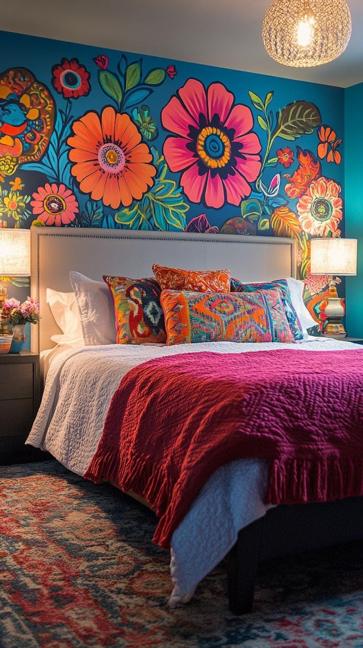 21 Colorful Boho Bedroom Ideas for a Whimsical Hippie Vibe