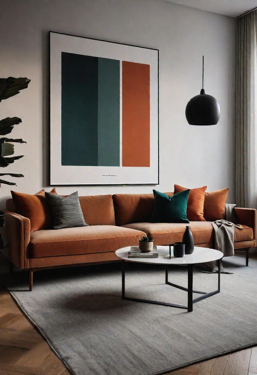 Small Space, Big Impact: 34 Minimalist Living Room Ideas for Every Apartment 32 30. Frameless Artwork and Posters-0