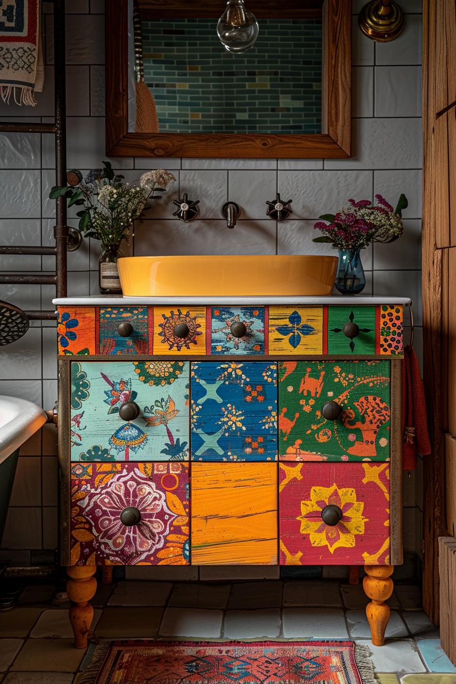 15 beautiful bathroom designs to improve your room 27 11. Freeform Bohemian Feuchity Design-1