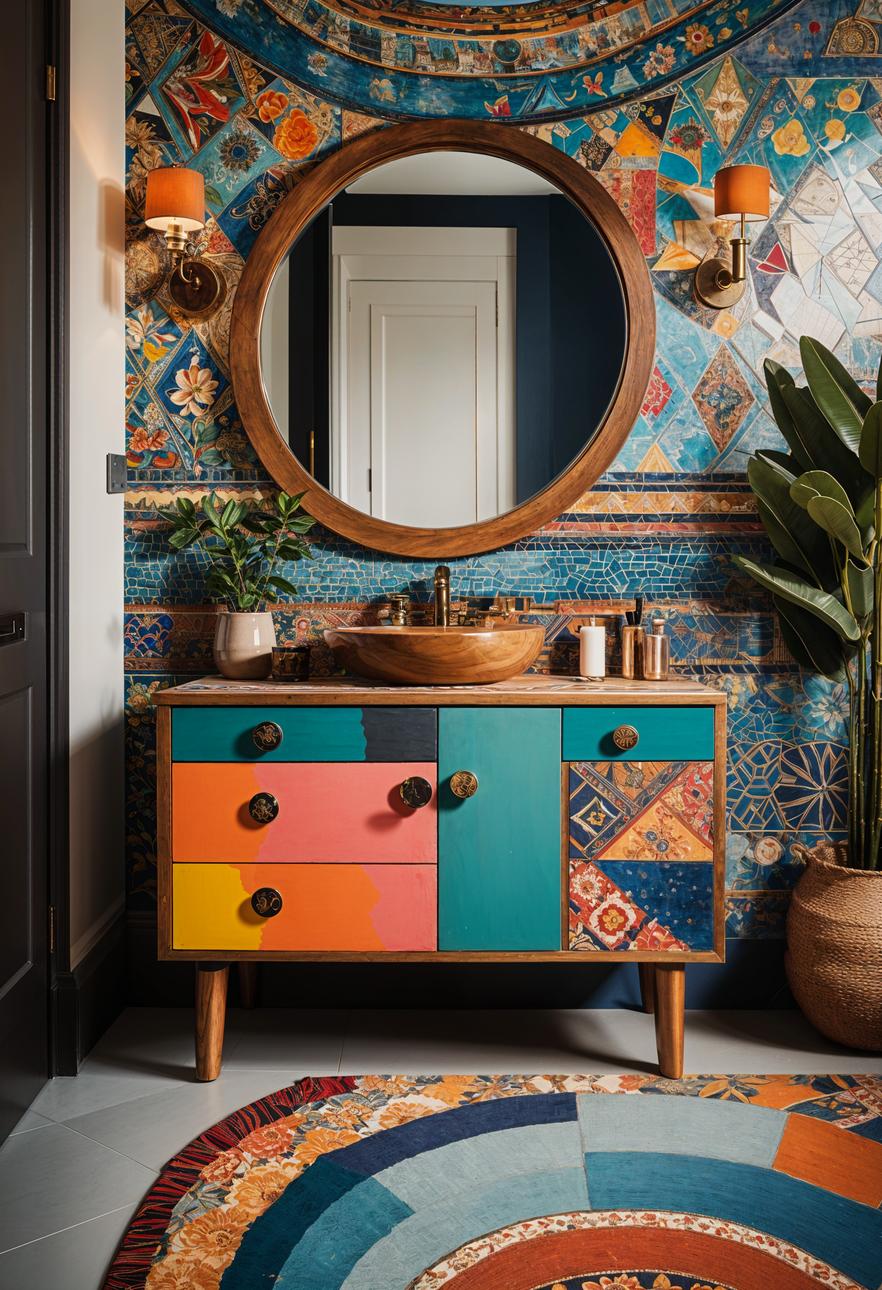 15 beautiful bathroom designs to improve your space 28 11. Freeform Bohemian Feuchity Design-2