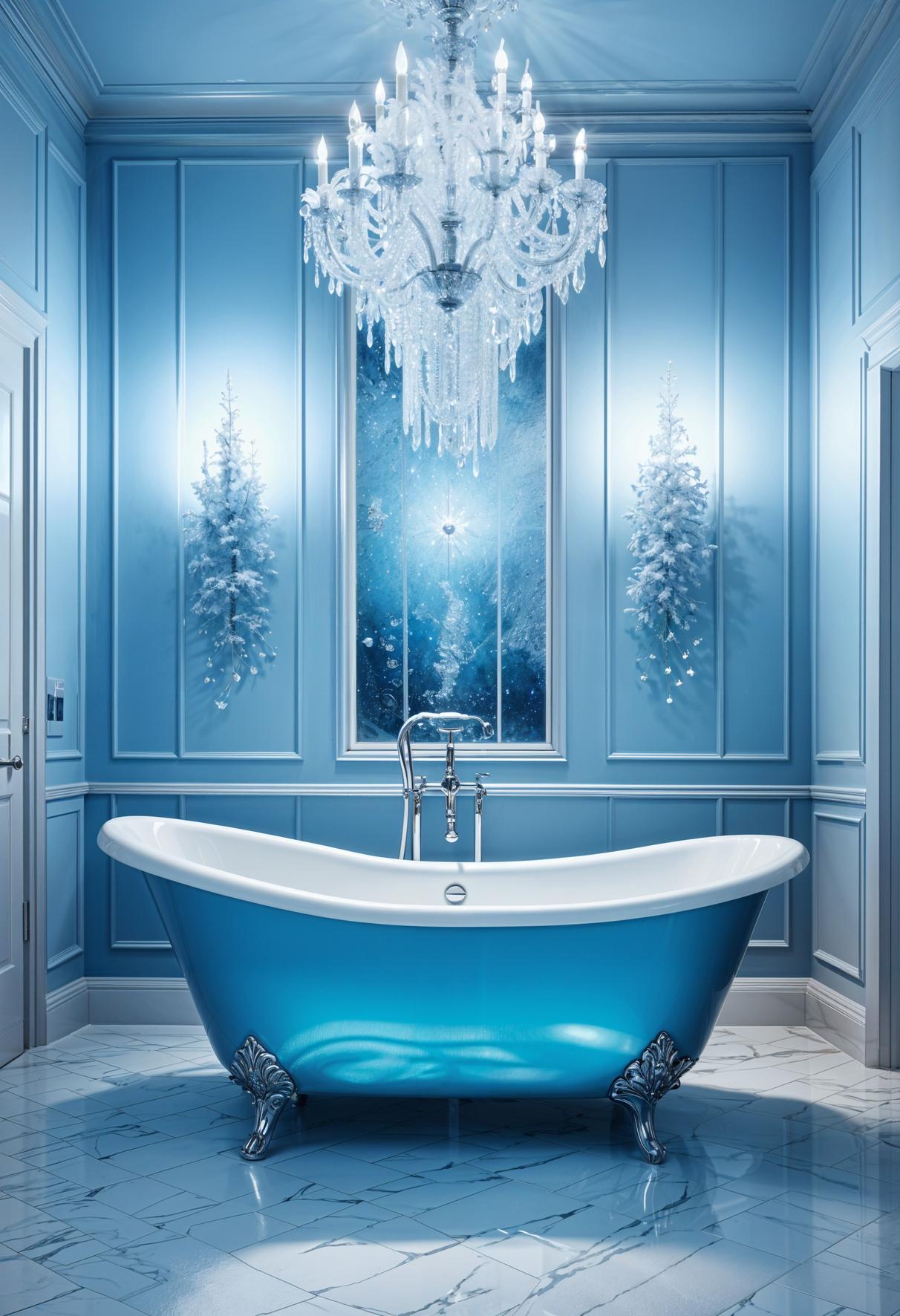 29 Breathtaking Bathroom Decor Ideas to Revamp Your Space 55 24. Frozen Fantasy Bathroom Decor-1
