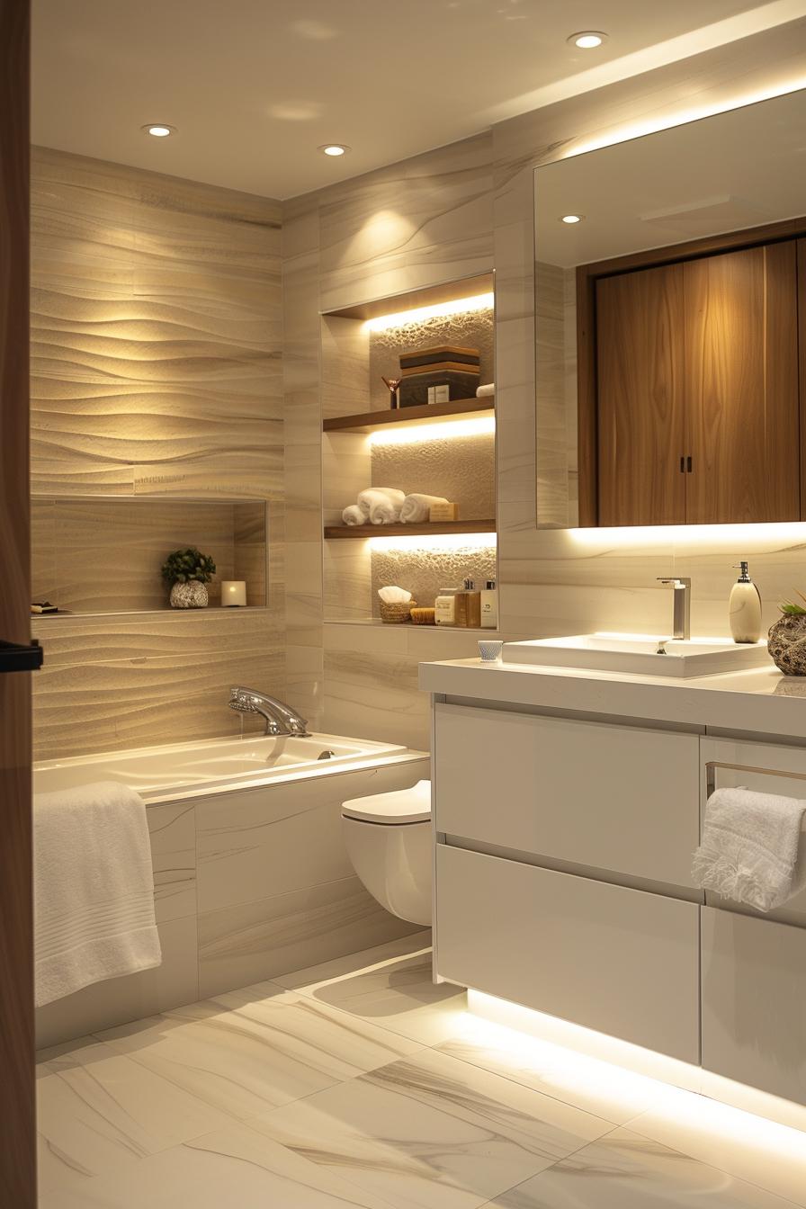 21 breathtaking bathroom wall decoration ideas to inspire them 36 18. Functional hidden memory walls-1