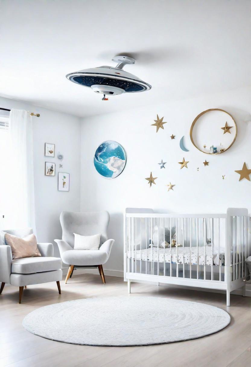 61 Dreamy Nursery Room Inspirations: From Cozy Corners to Whimsical Themes 28 15. Futuristic Nursery Room Inspiration-1