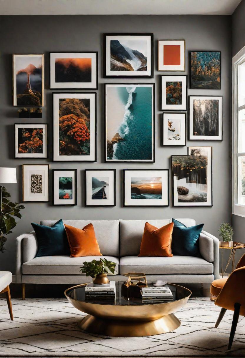 37 Cozy Contemporary Living Room Ideas: Modern Elegance 23 21. Gallery Wall Inspiration-0