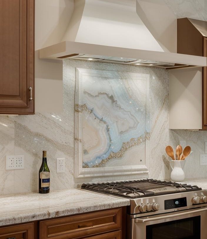 35 Stunning Kitchen Backsplash Ideas: Creative and Eye-Catching Designs 44 30. Gemstone Backsplash Trends-0