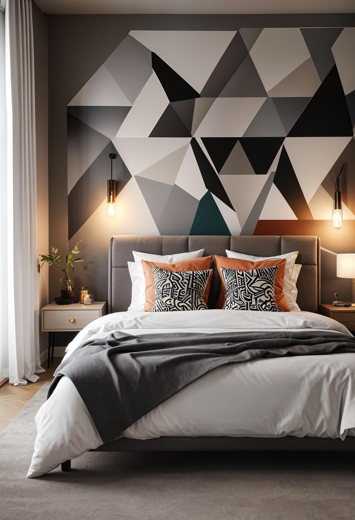 21 super sweet bedroom ideas for teenage girls 33 13. Geometric bliss for teenage haven-1