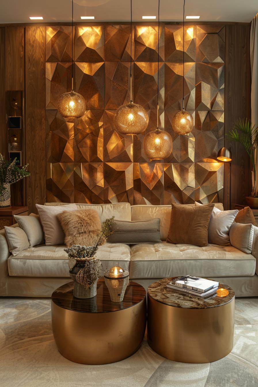 19 unique earthy living room ideas for a cozy makeover 44 14. Geometric elegance in earthy decor-0