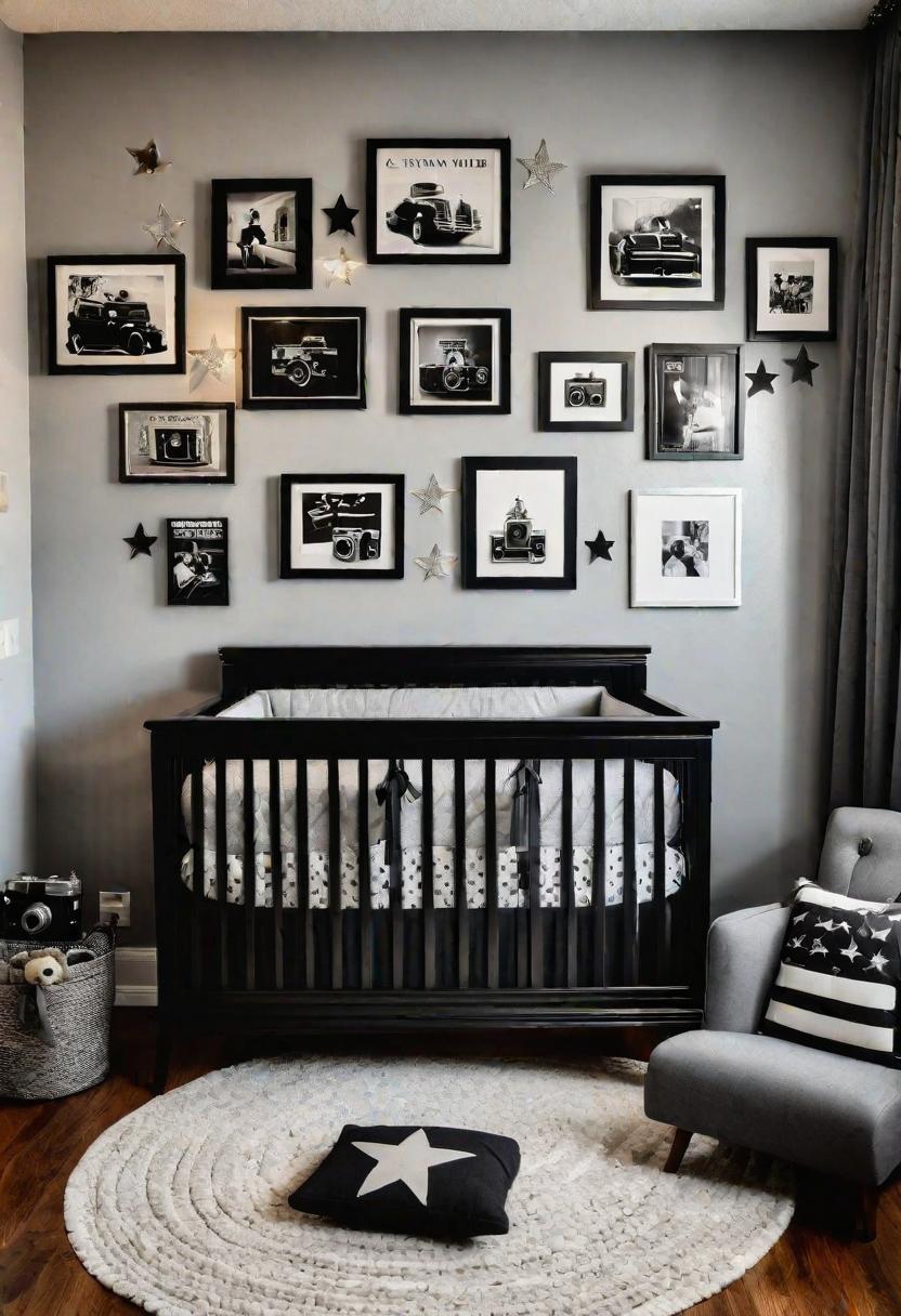 28 Charming Baby Boy Nursery Ideas: Creative Themes and Decor for Your Little Man 13 11. Glamorous Hollywood Nursery Design-0