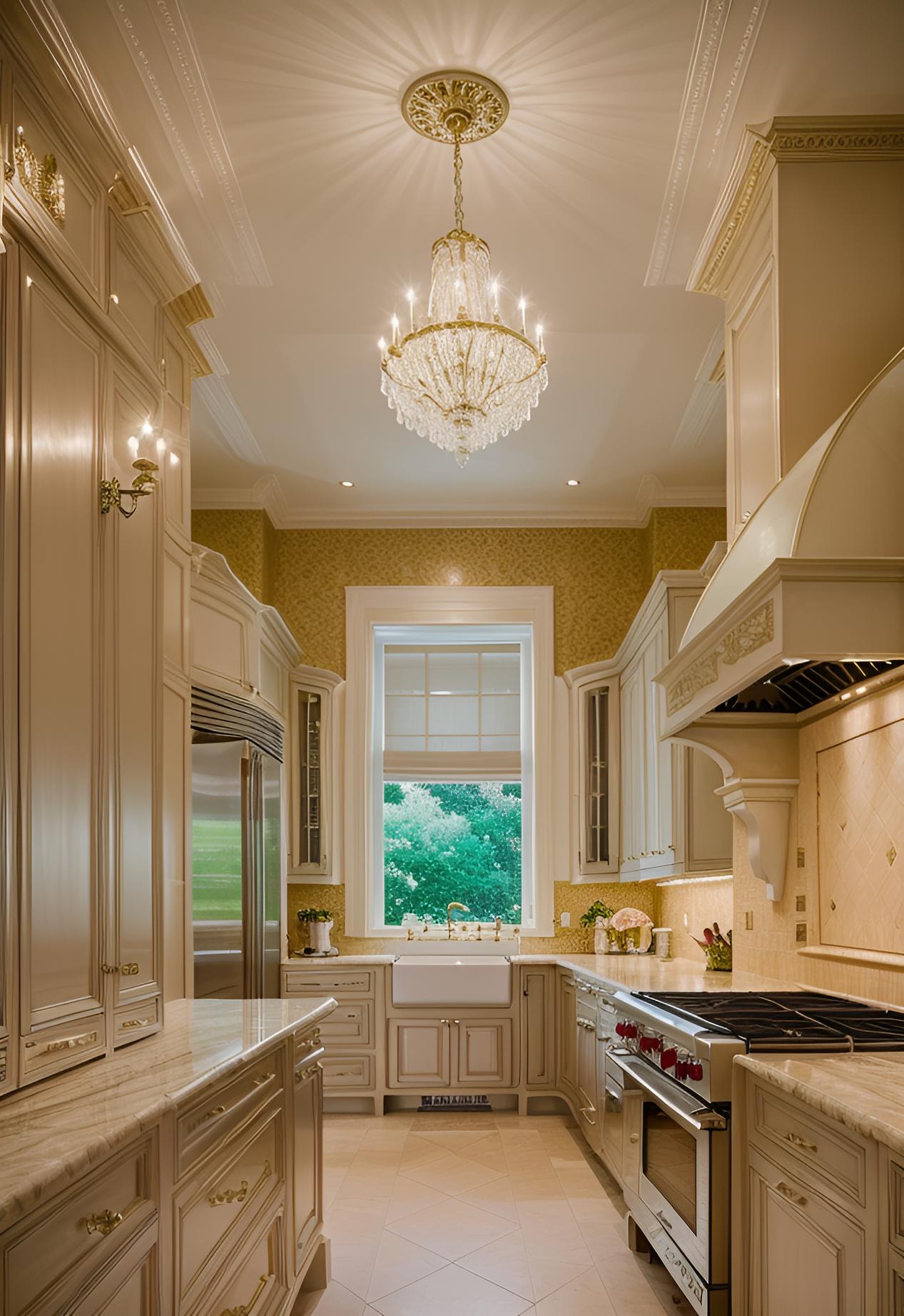 45 Timeless Kitchen Design Ideas for Everlasting Style 44 38. Glamorous Hollywood Regency Kitchen-0