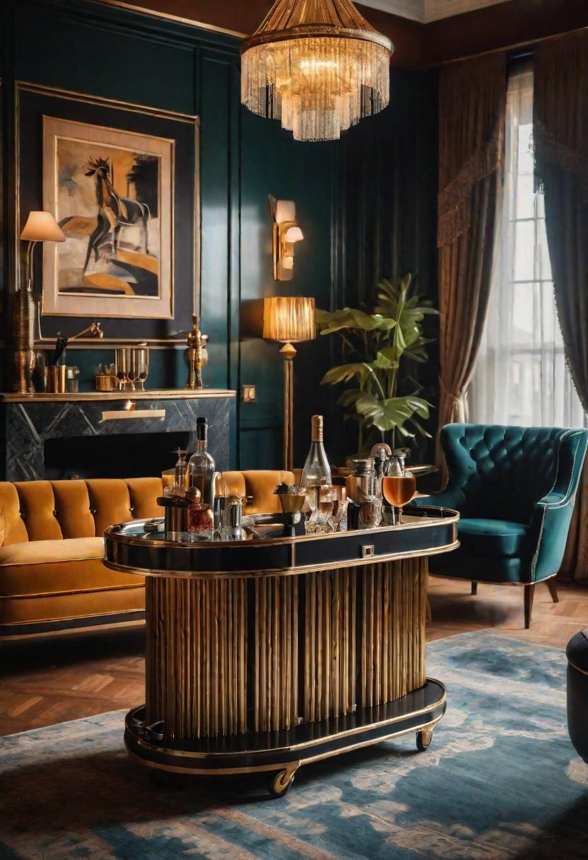 45 Warm & Inviting Cozy Living Room Ideas for Ultimate Relaxation 46 44. Glamorous Retro Living Room-0