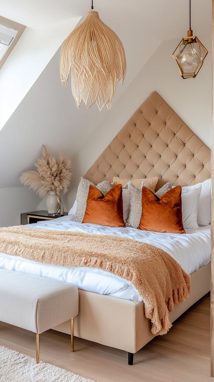 18. Glamorous Hollywood with plush velvet textures, a golden and cream-colored palette and the mirror surface-1