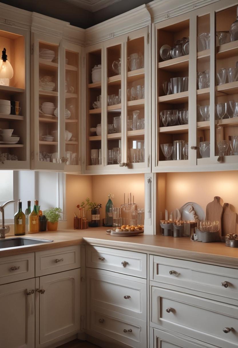 21 Inspirational kitchen cabinet ideas: From modern to classic designs 5 3. Glass cabinets with lighting-0