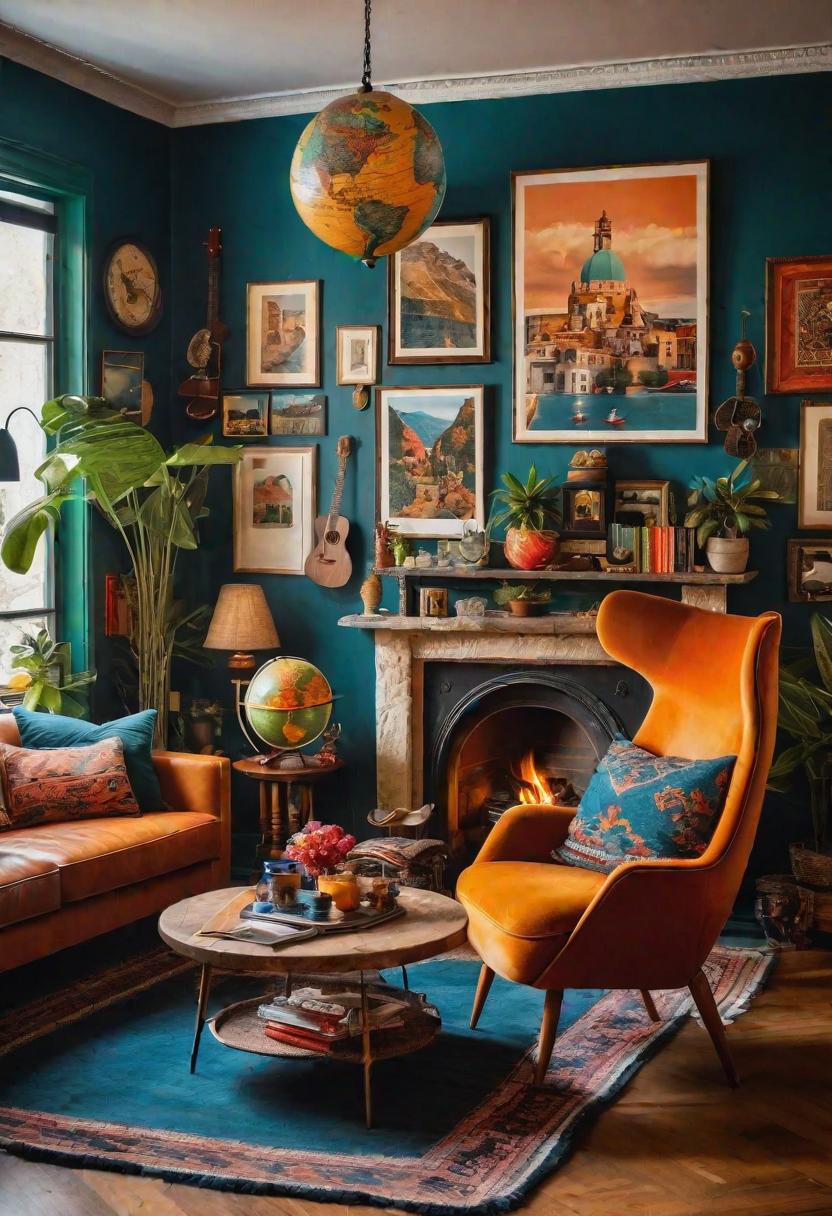 45 Warm & Inviting Cozy Living Room Ideas for Ultimate Relaxation 13 11. Global Chic Living Room Vibes-0