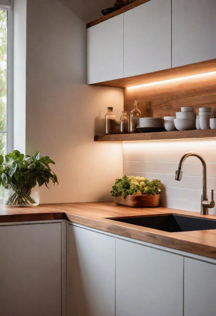 43 Aesthetic Kitchen Ideas to Transform Your Space 31 28. Glowing Under-Cabinet Lighting-0