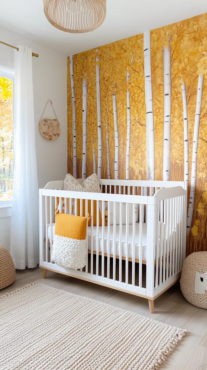21 Enchanted Forest Nurily Ideas for a magical mood 34 12. Golden suns' thicket with light warm yellow and leaf pressure-1