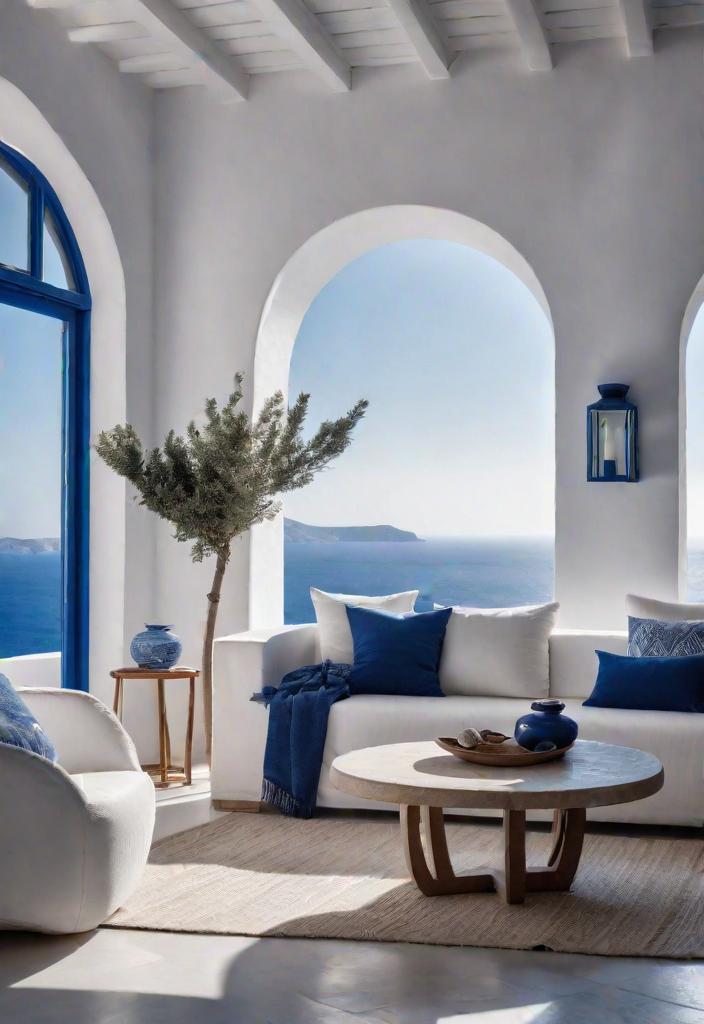 27 faszinierende Wohnzimmerdekorationsideen für 2024 24 22. Griechisches Wohnzimmer-Dekor-0