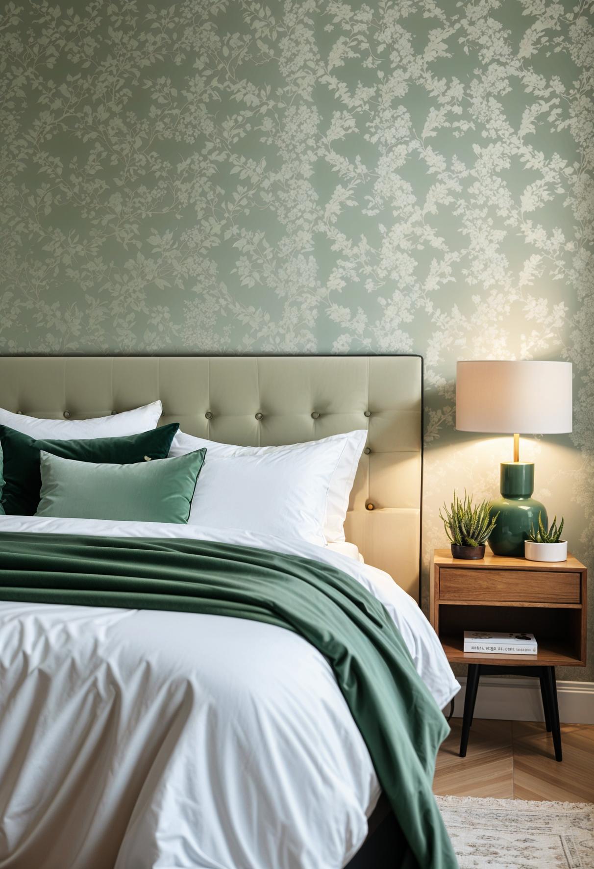 25 beautiful sage green and cream bedroom ideas that you will love 3 1. Green & Creme Wall Harmony-0