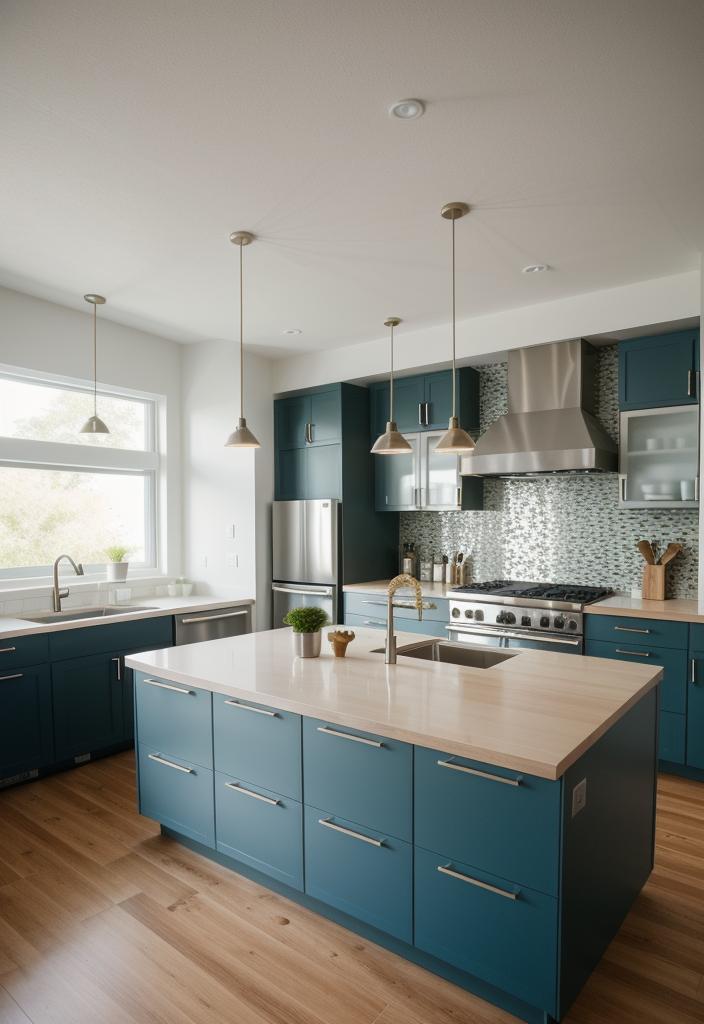 39 Cutting-Edge Modern Kitchen Design Ideas: Contemporary Style 9 7. Green Kitchen Materials Selection-0