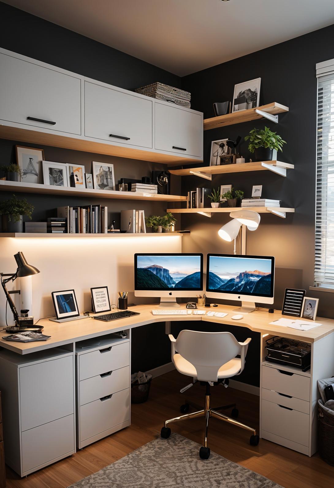 19 ideas for creative dormitory room for boys 32 15. Guy-friendly ergonomic study setup-0