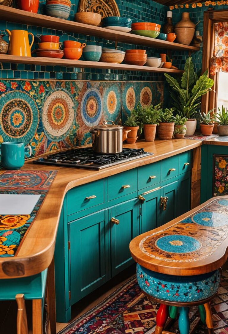 27 Stunning Boho Kitchen Designs That Will Inspire You