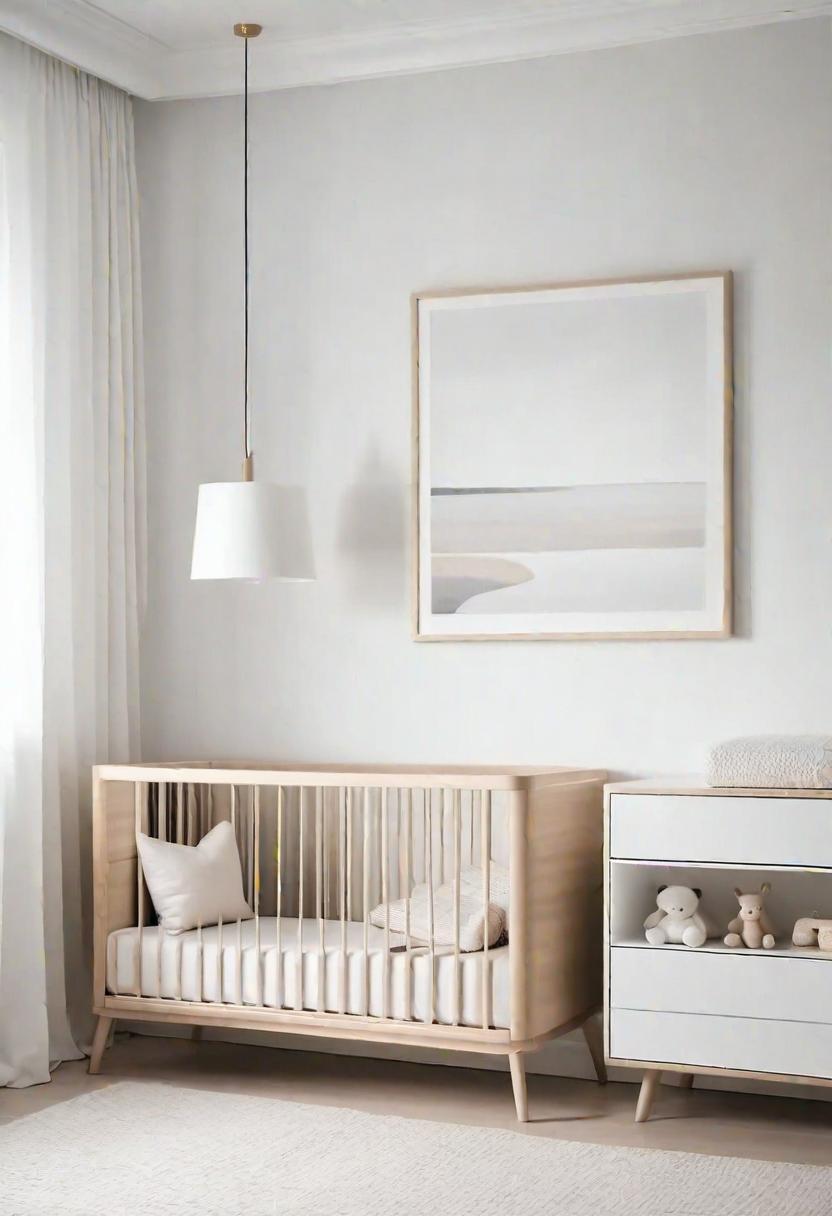 37 Sleek Minimalist Nursery Ideas: Modern, Serene Designs 36 31. Hidden Smart Baby Monitor-0