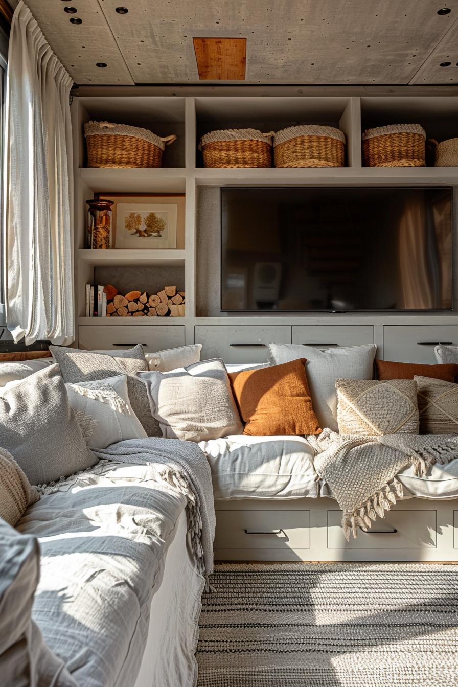 25 Genius Tiny Living Room Ideas 47 15. Hidden memory for small rooms 0