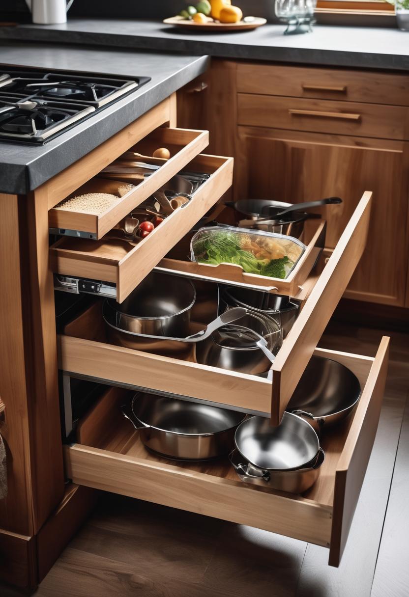 39 Clever Small Kitchen Ideas: Maximize Your Space with Stylish and Functional Designs 16 11. Hidden Toe-Kick Drawers-1