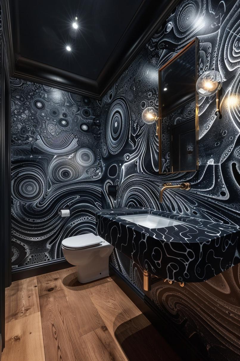 21 Breathtaking bathroom wall decoration ideas that inspire you 24 12. Illusion Wanddekor Ideen-1
