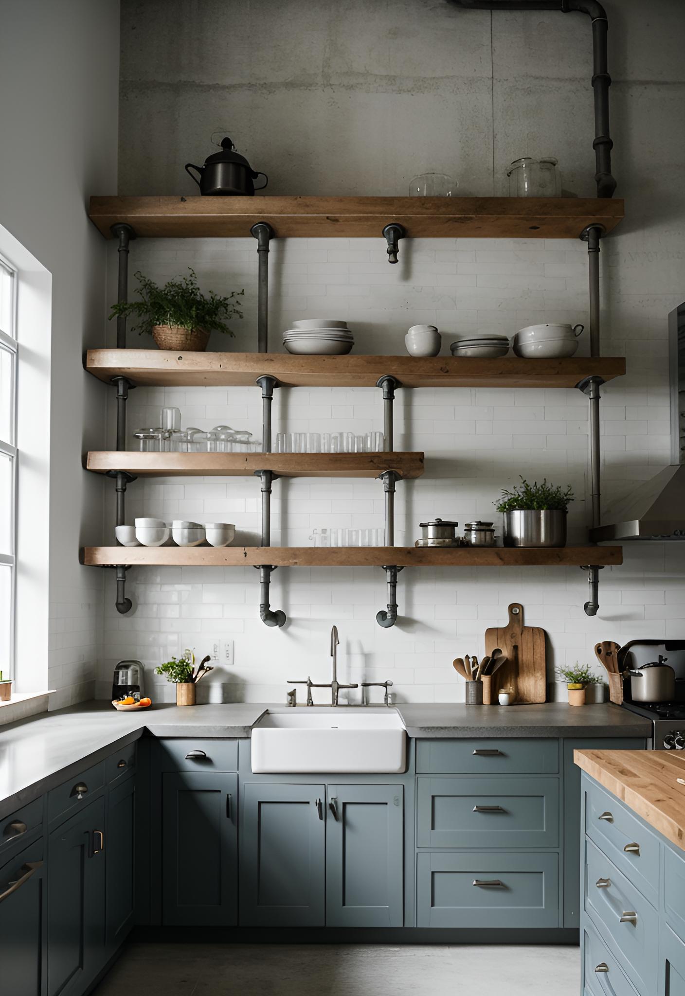 45 Timeless Kitchen Design Ideas for Everlasting Style 46 40. Industrial Chic Kitchen Design-0