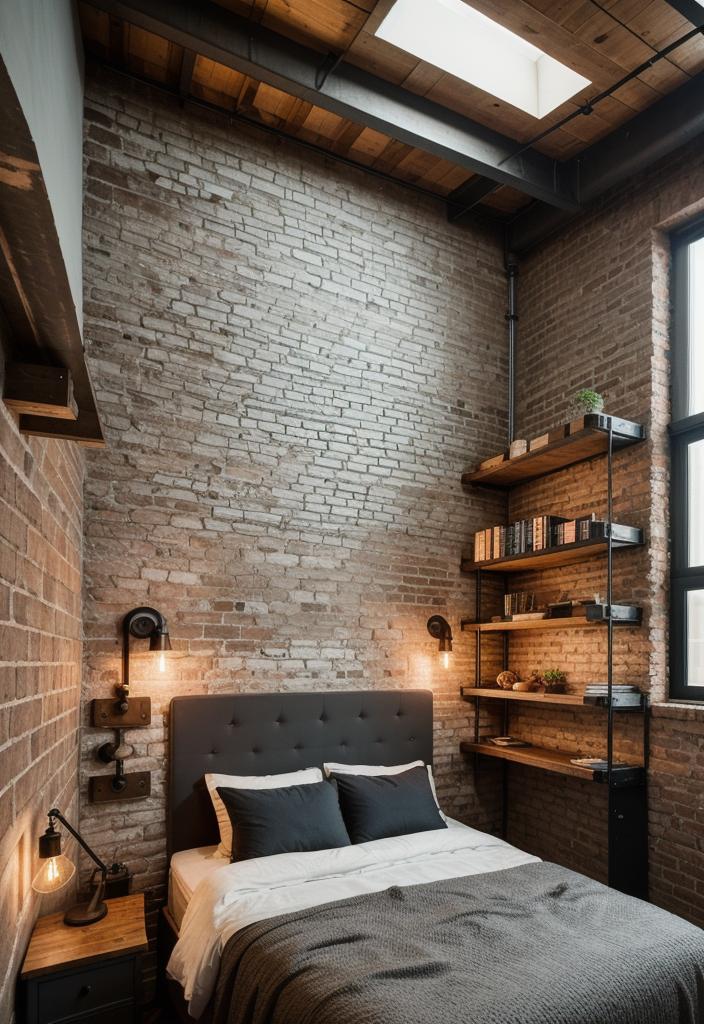 27 Awesome Teen Boy Bedroom Ideas Every Teenager Will Love! 4 2. Industrial Loft Teen Bedroom-0