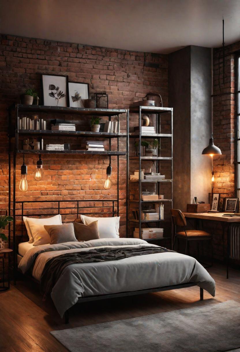 27 Awesome Teen Boy Bedroom Ideas Every Teenager Will Love! 5 2. Industrial Loft Teen Bedroom-1