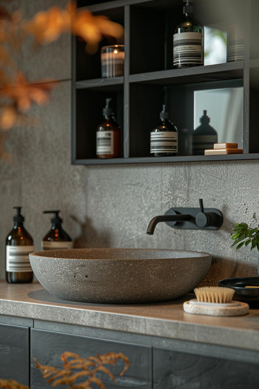 15 Genius & beautiful bathroom shelf you have to see 8 3 .. Innovative bathroom mirror storage solution-1