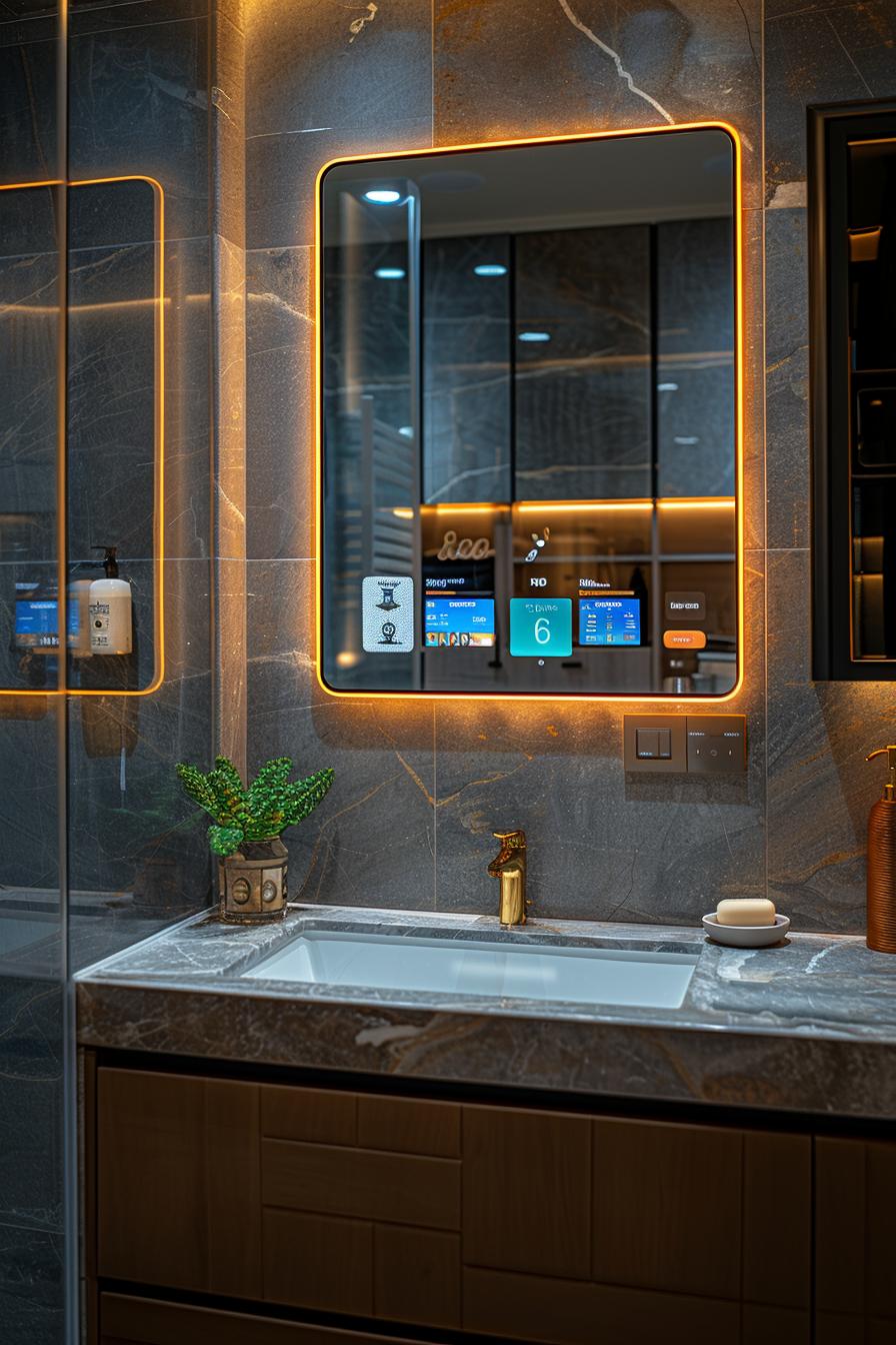 19 breathtaking modern bathroom designs for your home 7 4. Innovative smart bathroom mirror-0
