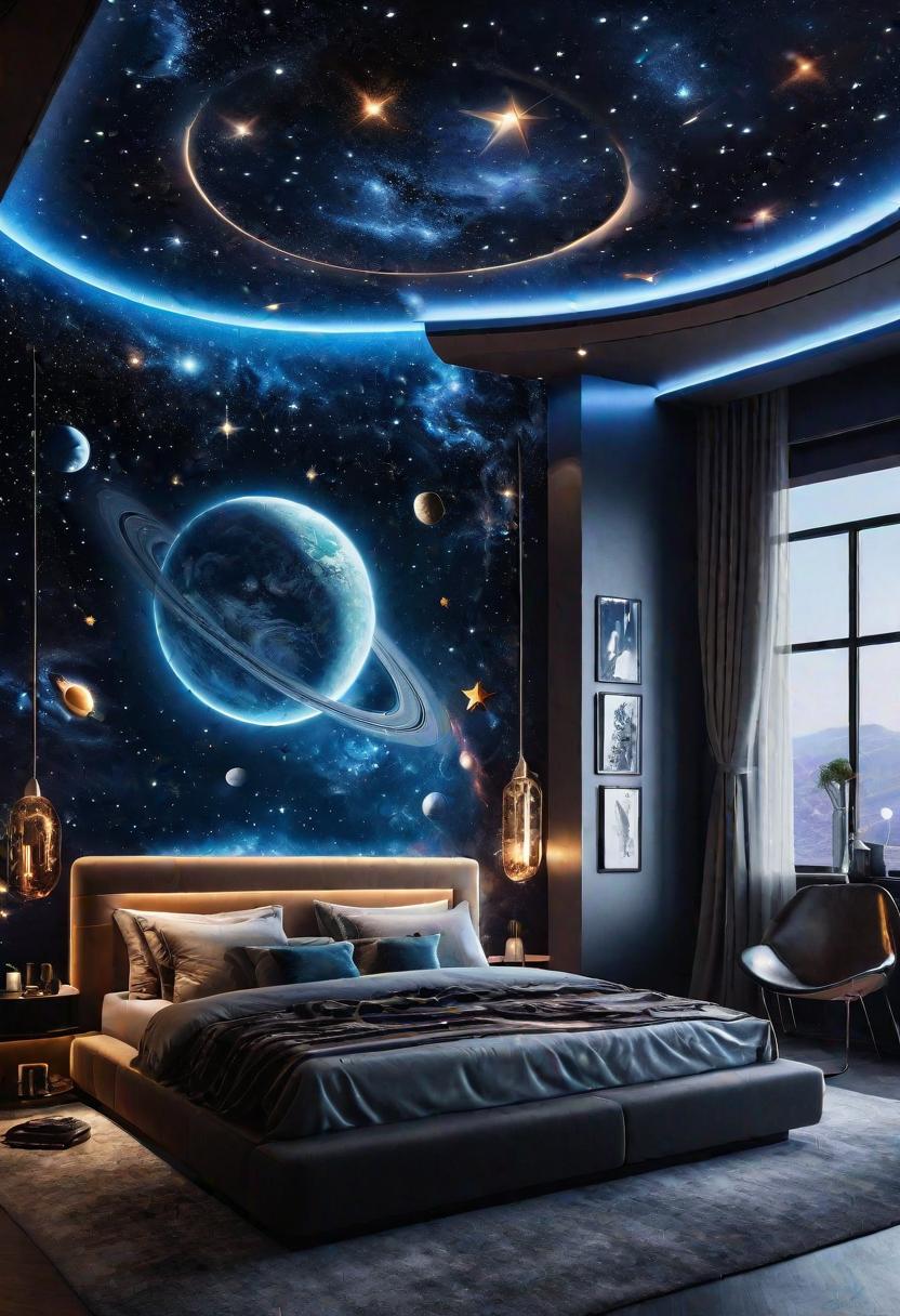 25 Eklektische Schlafzimmer Ideen für einen einzigartigen Raum 28 15. Interstellares Schlafzimmer Dekor Ideen-0
