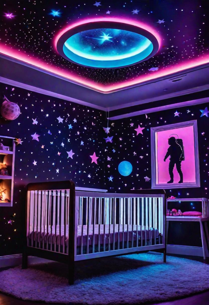 33 Enchanting Girl Nursery Ideas: Chic Decor for Her First Room 14 8. Interstellar Nursery Ideas-0