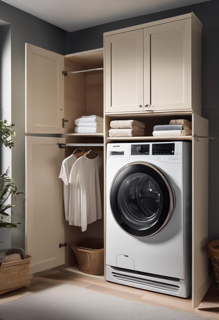 20 innovative laundry room ideas: stylish storage solutions 6 3 .. ironing board cabinet-0