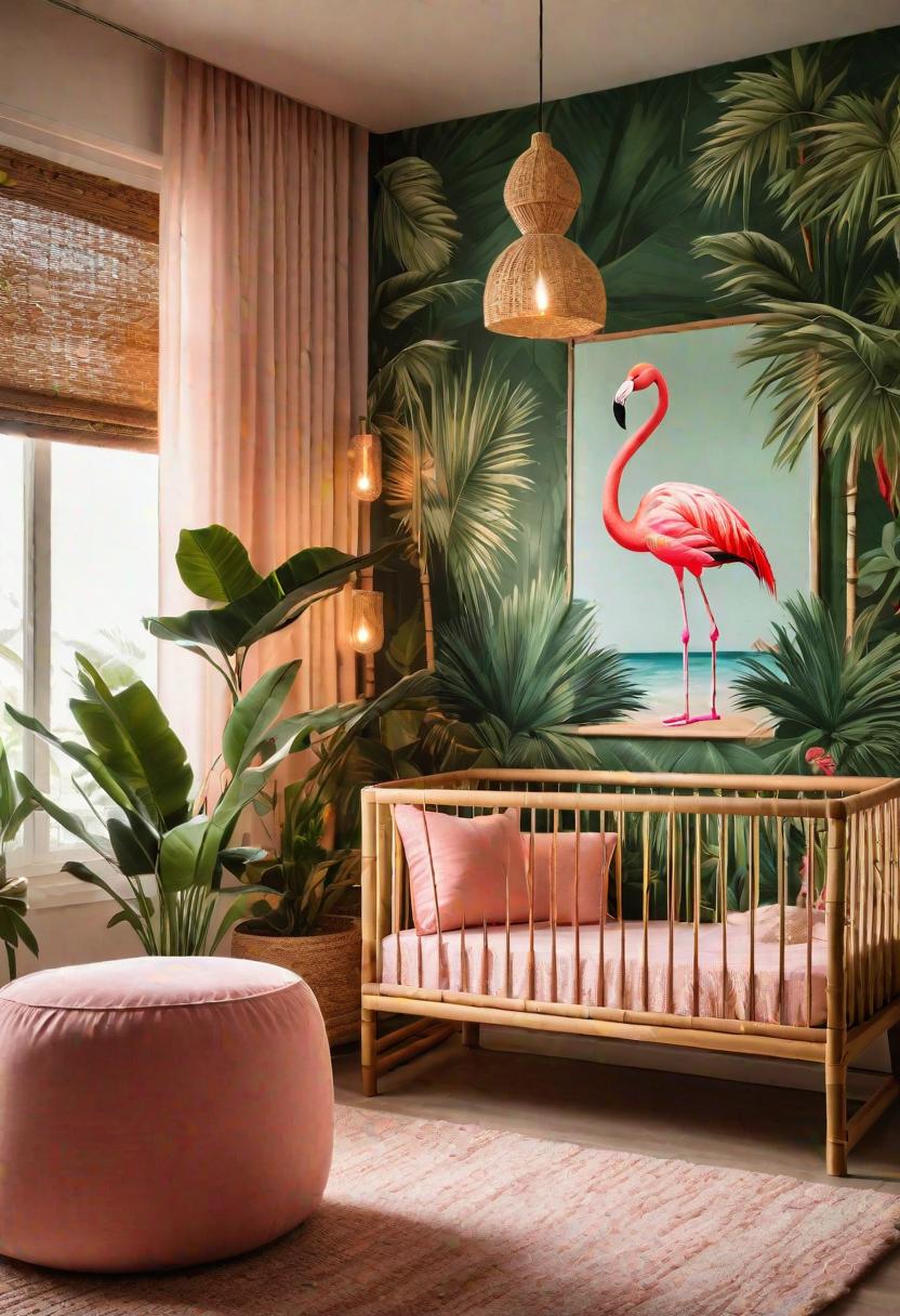 33 Enchanting Girl Nursery Ideas: Chic Decor for Her First Room 37 28. Island Oasis Nursery Inspiration-0