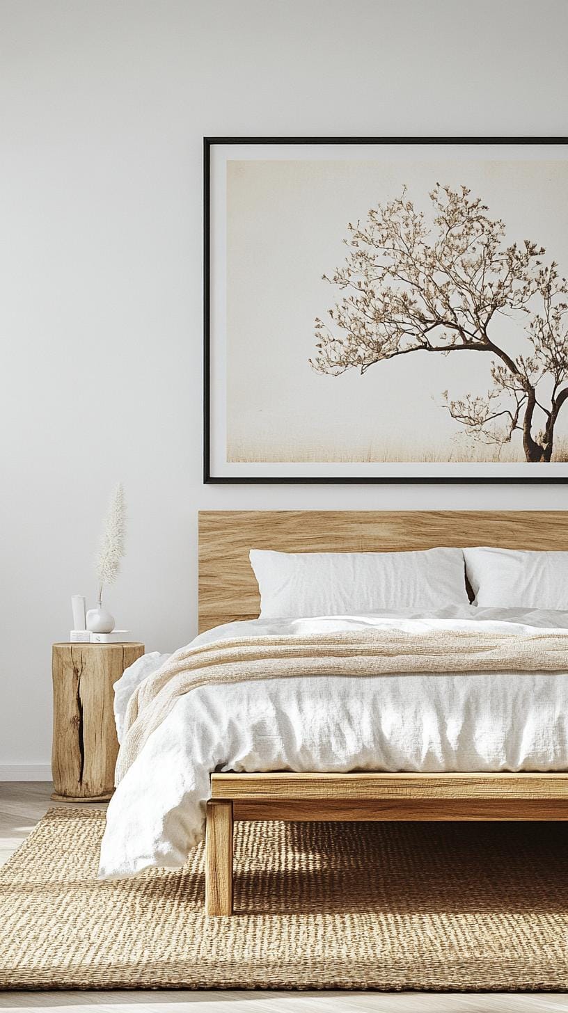 23 Modern Boho bedroom ideas that you will love immediately 21 6. Japandi-Boho Fusion with minimalist elements-2