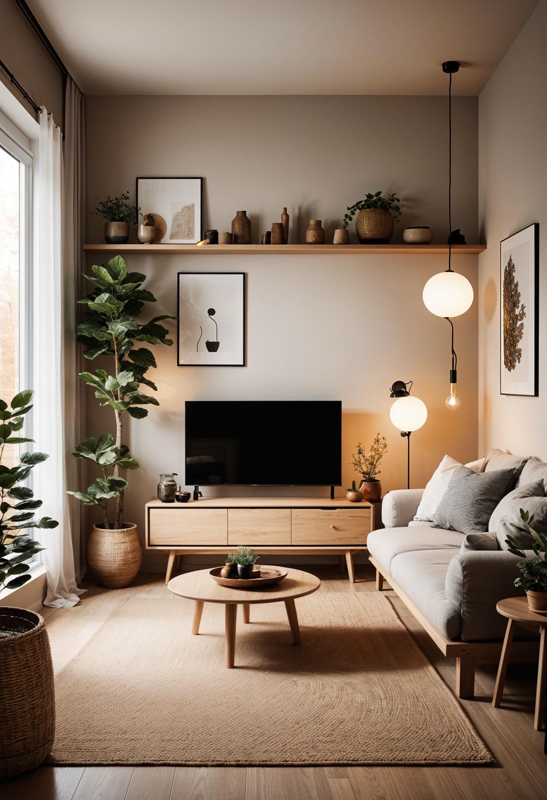 25 Genius Tiny Living Room Ideas 59 19. Japandi living room Inspiration-0